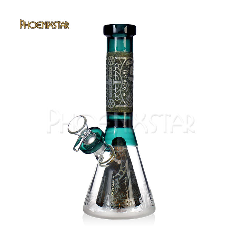 Bong 10.5" Phoenix Star Egyptian Design