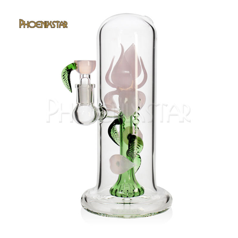 Bong Dab Rig Rose 9" Phoenix Star