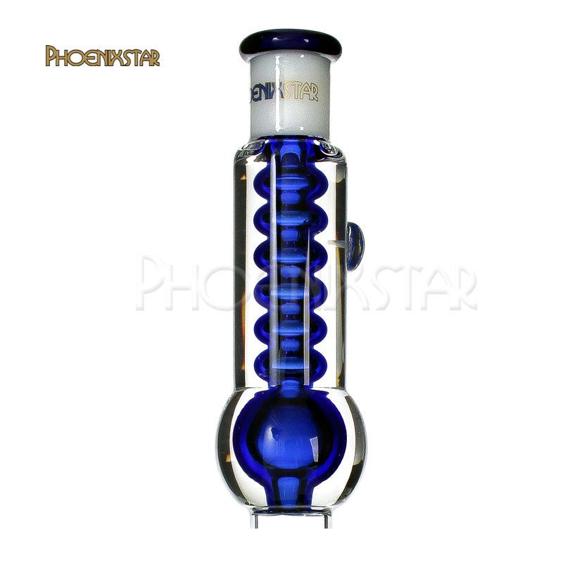 Freezable Bong 17" Glycerin Sprinkler Grid Perc Phoenix Star