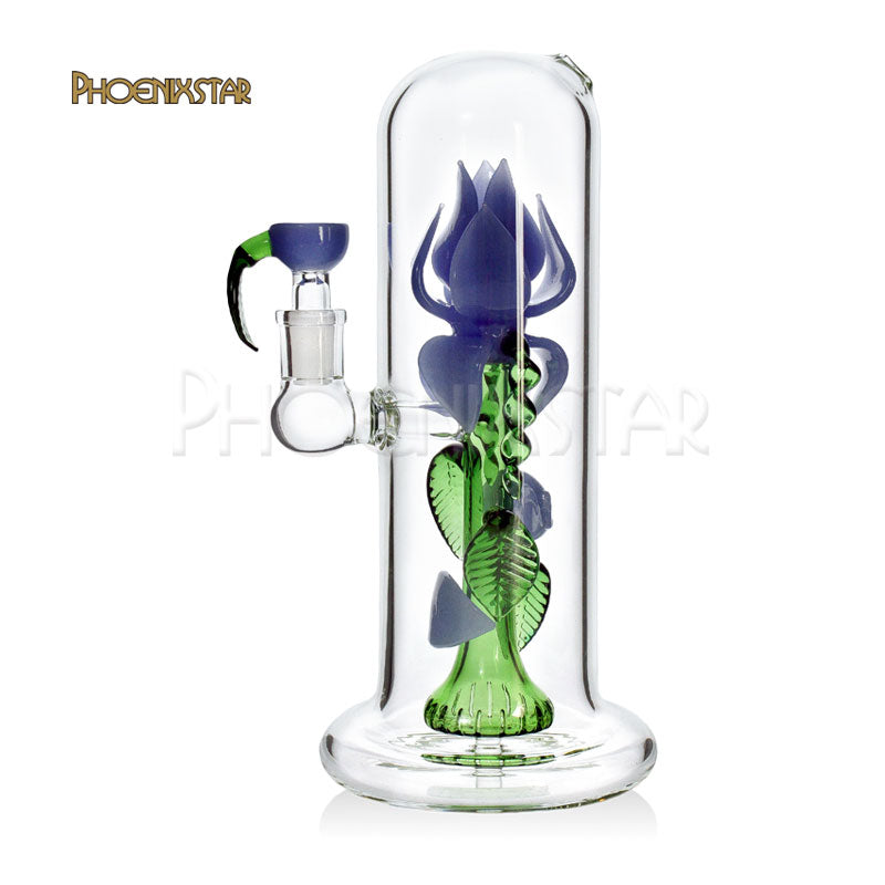 Bong Dab Rig Rose 9" Phoenix Star