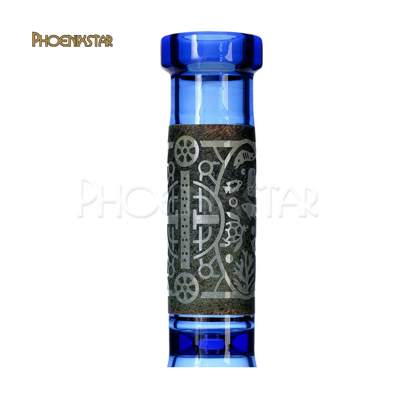Bong 10.5" Phoenix Star Egyptian Design