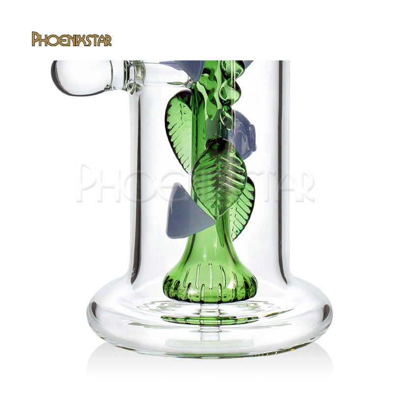 Bong Dab Rig Rose 9" Phoenix Star
