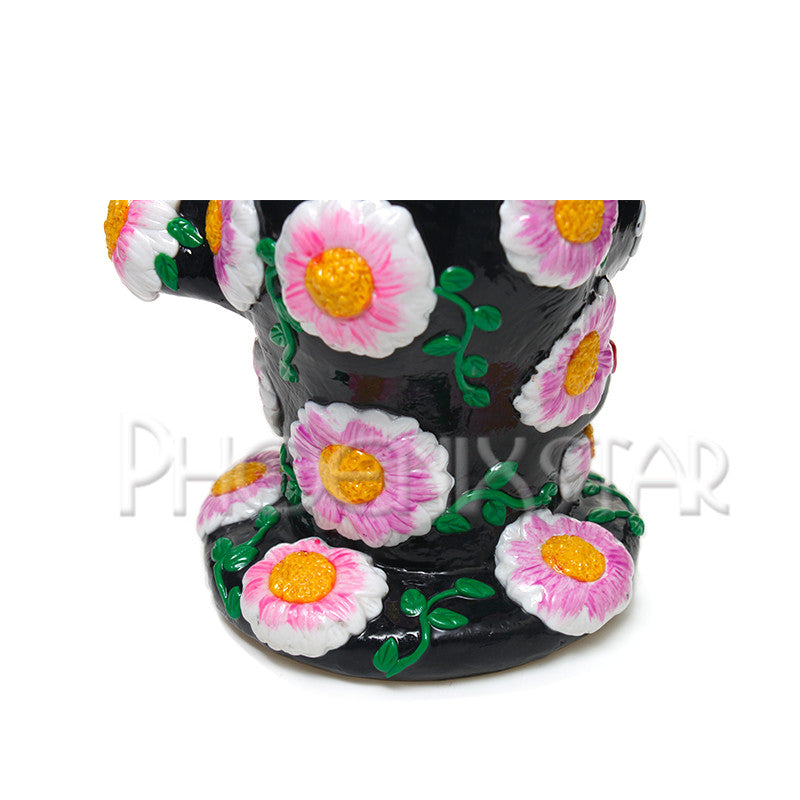 Monster Bong Flower Skull 10" Phoenix Star