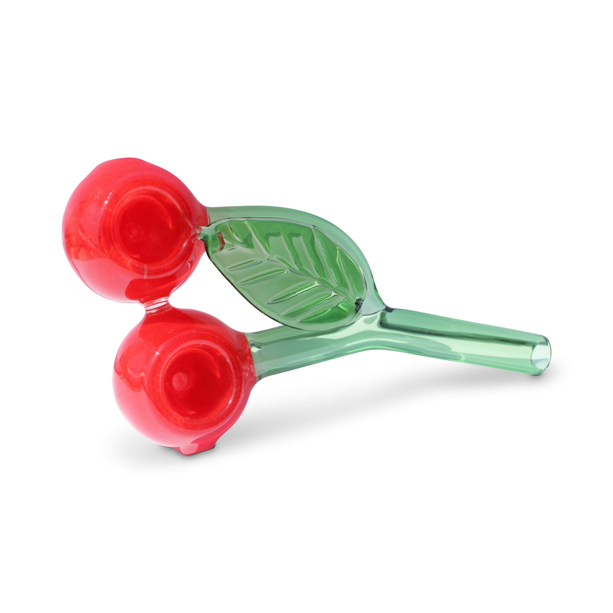 double pipe cherry pipe glass bowl pipe cherries