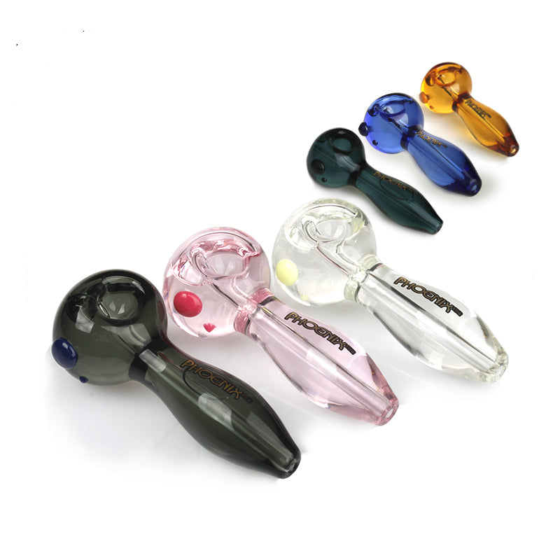 Freezable Hand Pipe Phoenix Star Spoon Pipe Bowl Glycerin