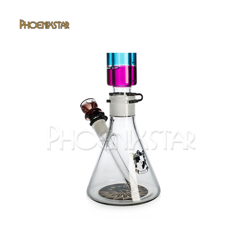 Freezable Bong Phoenix Star 16" Rainbow Glycerin Bong