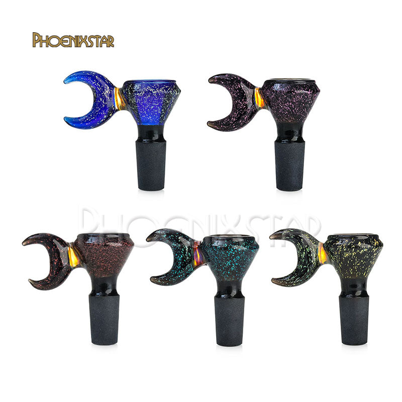 14mm Bowl For Bong Phoenix Star Slide Bowl Luna Moon Bowl American Glass Rod