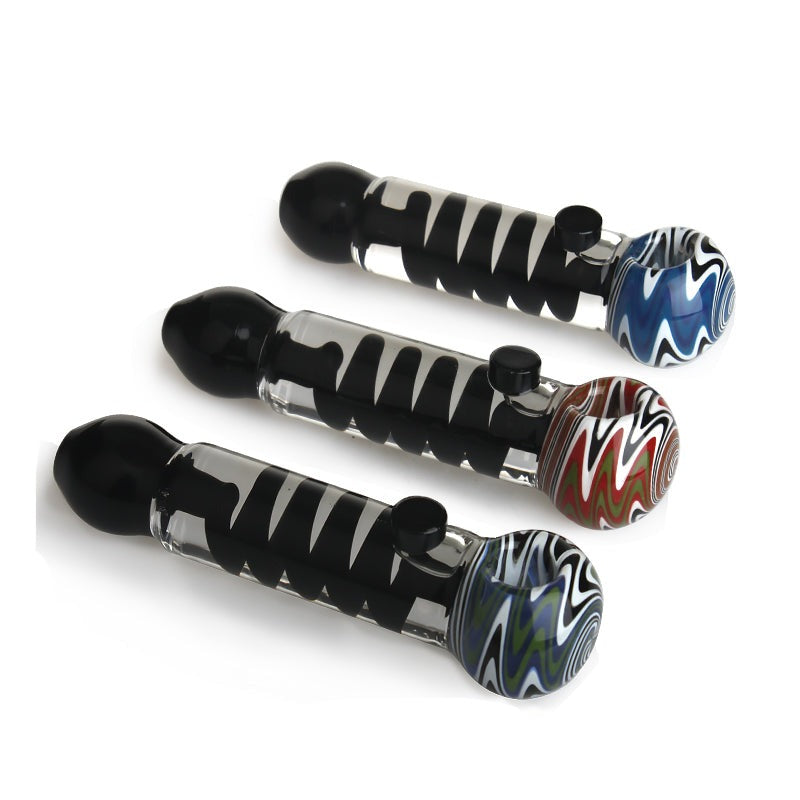 phoenix star freeze pipe freezable pipe glycerin pipe wig wag color