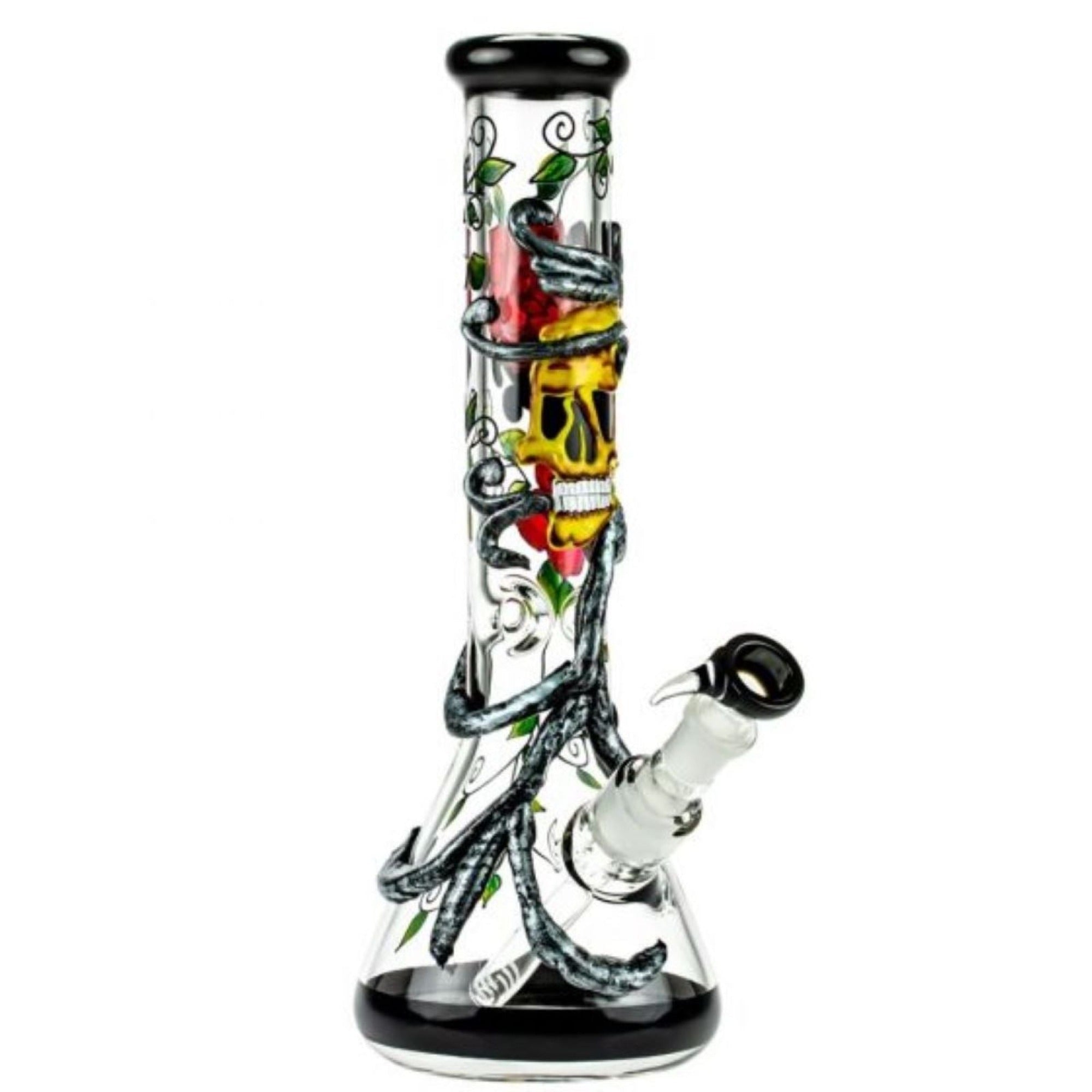 skull bong bong grim reaper bong 14mm 45 degree phoenix star brand draco glass