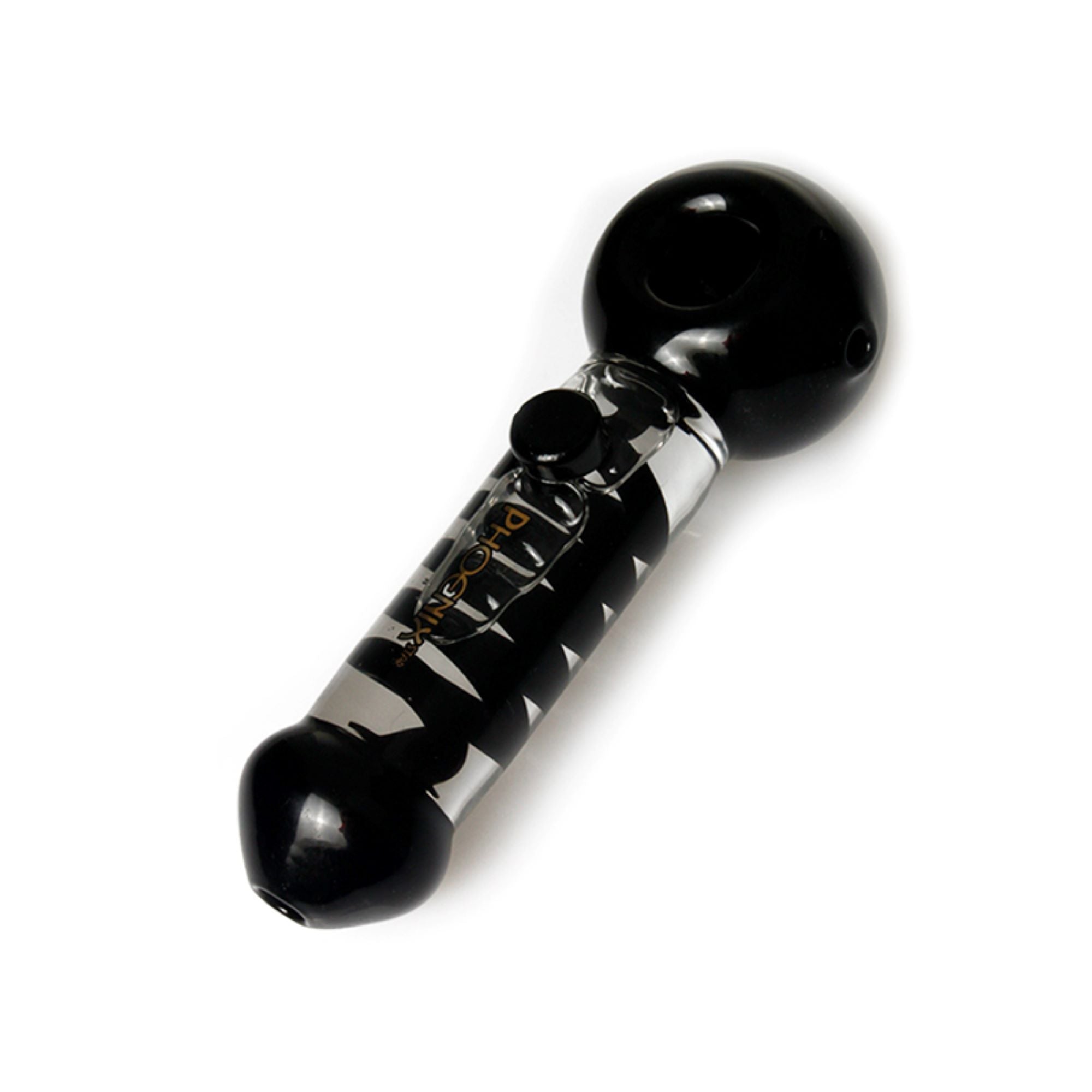 6" Freezable Coil Pipe Glycerin Blue Spoon Bowl Phoenix