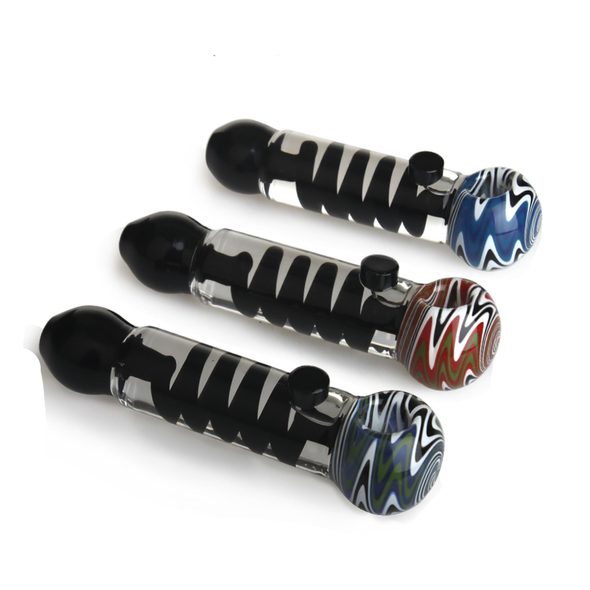 freezable pipe wig wag phoenix star glycerin pipe