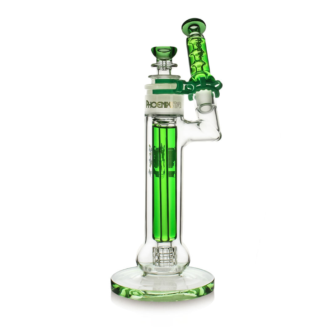 Phoenix Star Bong Dab Rig Bong Freezable Coil Glycerin Matrix Perc