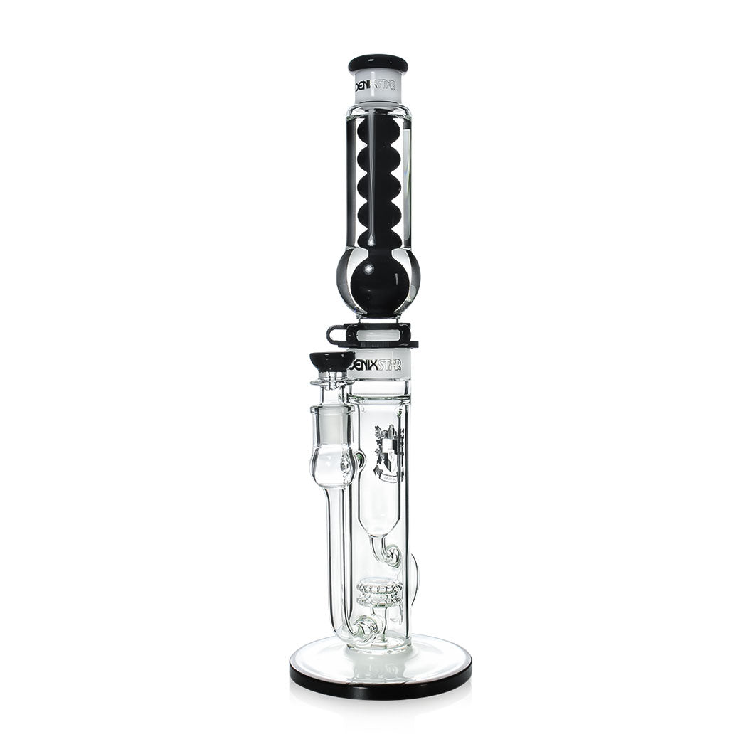 Freezable Bong 16" Glycerin Coil Phoenix Star Recycler Freeze Bong