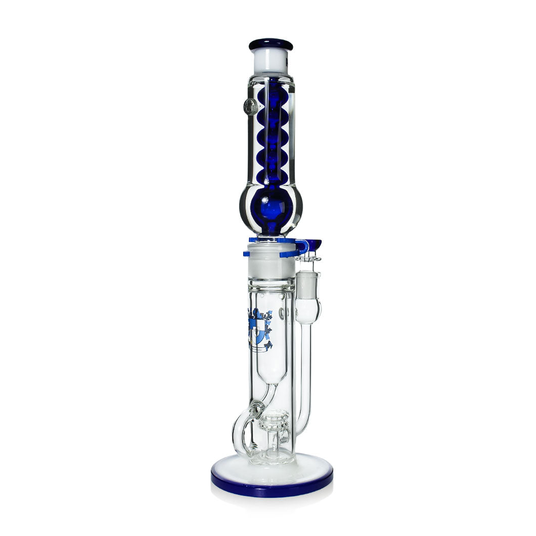 Freezable Bong 16" Glycerin Coil Phoenix Star Recycler Freeze Bong