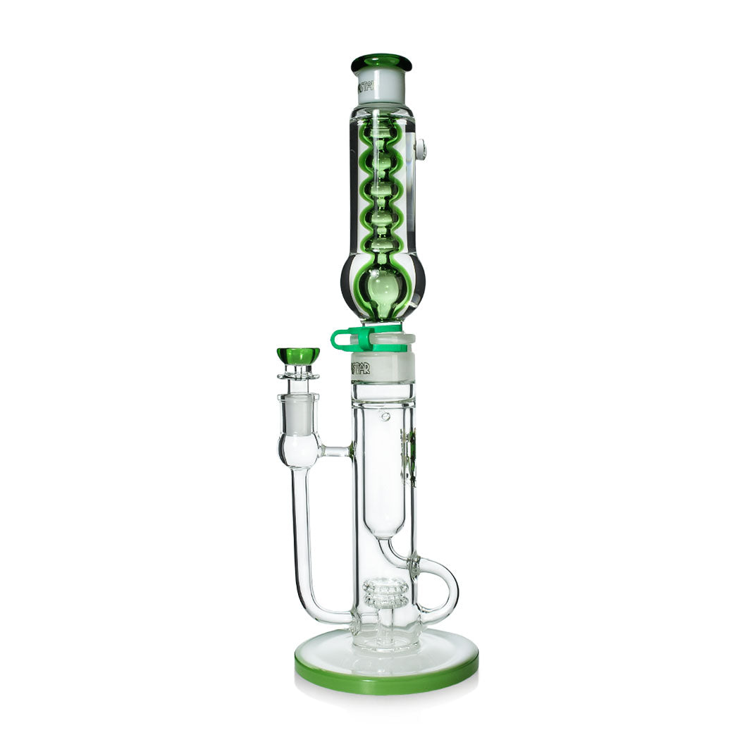 Freezable Bong 16" Glycerin Coil Phoenix Star Recycler Freeze Bong