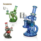 Recycler Bong 7" American Glass Phoenix Star