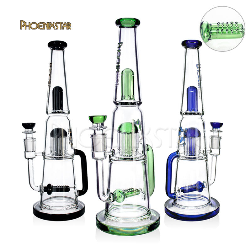 Recycler Bong 14" Volcano Phoenix Star