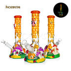 Bong Honeybee Bong 10" Mushroom Glow In Dark