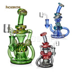 Recycler Bong 7.5" American Glass Phoenix Star