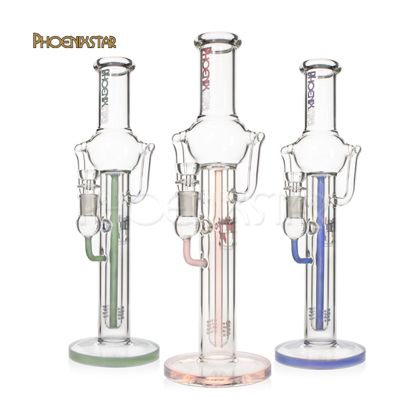 Recycler Bong 16" Birdcage Bong Sidecar