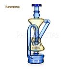 Puffco Peak Pro Recycler Attachment Glass 6" Silver Fumed