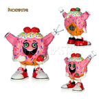 Dab Rig Recycler Bong 5" Monster Donut Phoenix Star