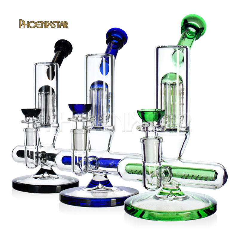 Bong Phoenix Star Bong Inline Perc 5mm Thick 8"
