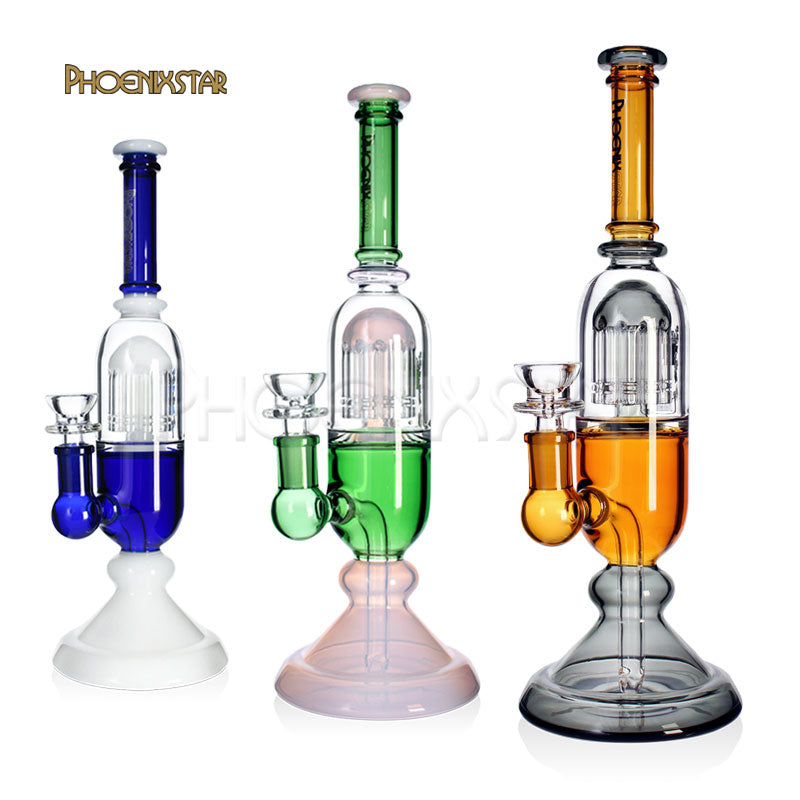Phoenix Star Bong 11.5" 10 Arm Perc