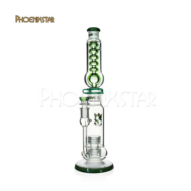 Freezable Bong Glycerin Condenser Coil Bong Phoenix 16"