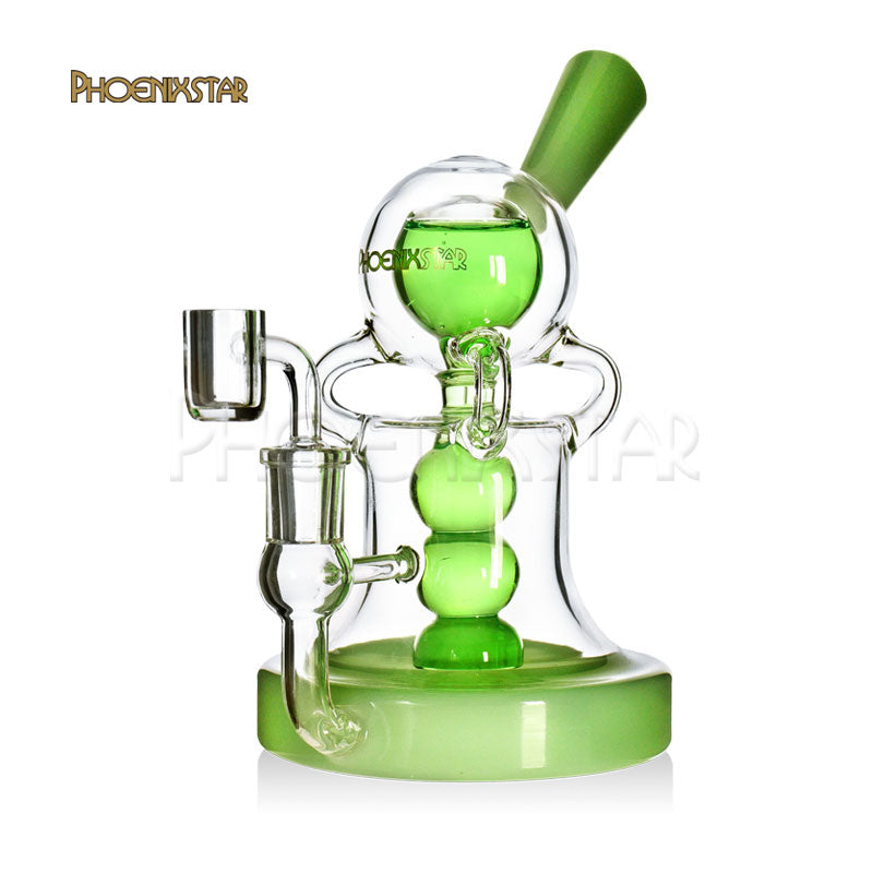 Freezable Bong Dab Rig Glycerin 8" Phoenix Star