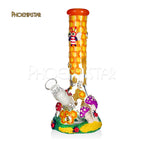 Bong Honeybee Bong 10" Mushroom Glow In Dark