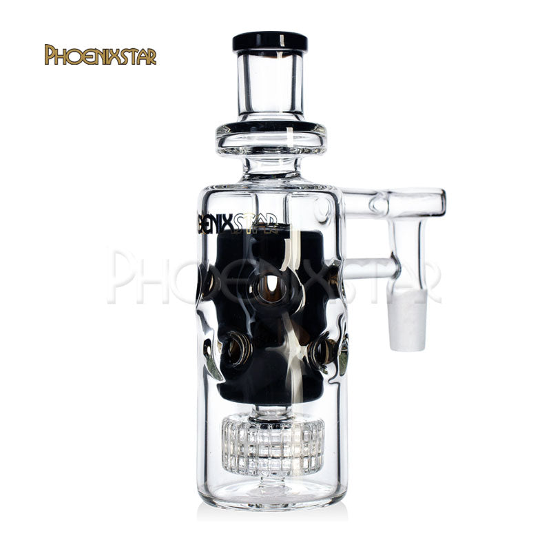 Ash Catcher 14mm 90 Degree Double Perc Phoenix Star Ash Catcher
