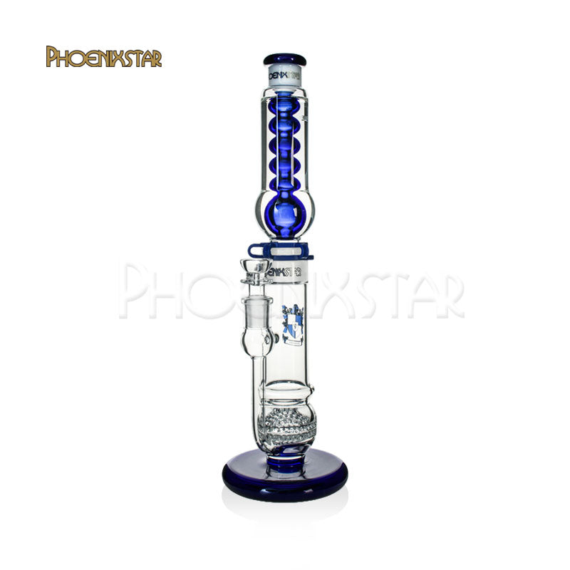 Freezable Bong Glycerin 16" Sphere Perc Phoenix Star