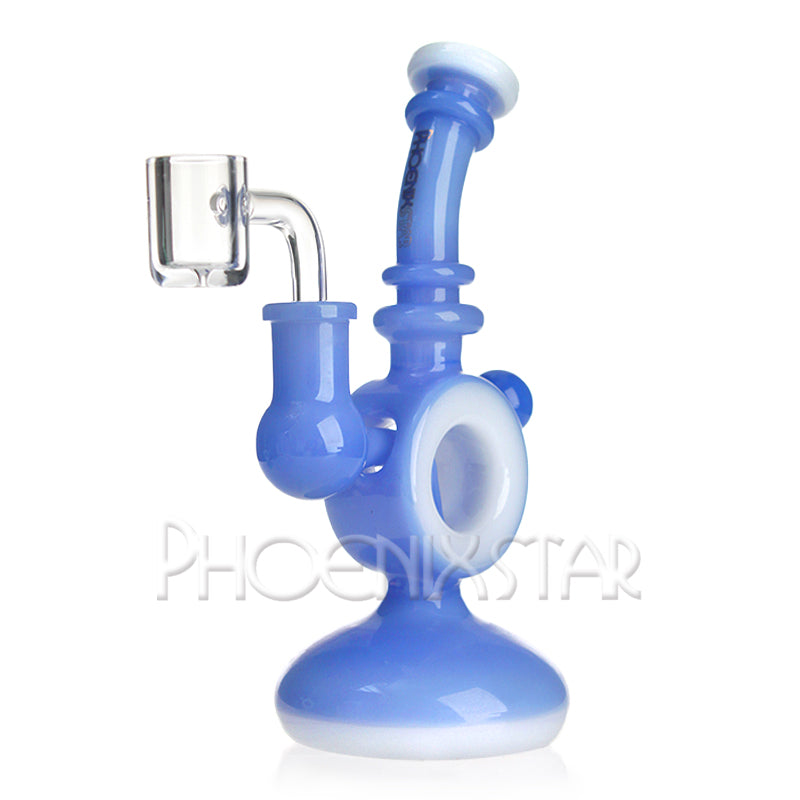 Recycler Bong Dab Rig 7" Phoenix Star