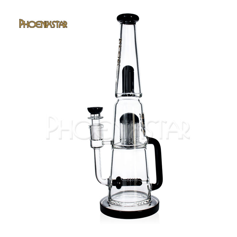 Recycler Bong 14" Volcano Phoenix Star