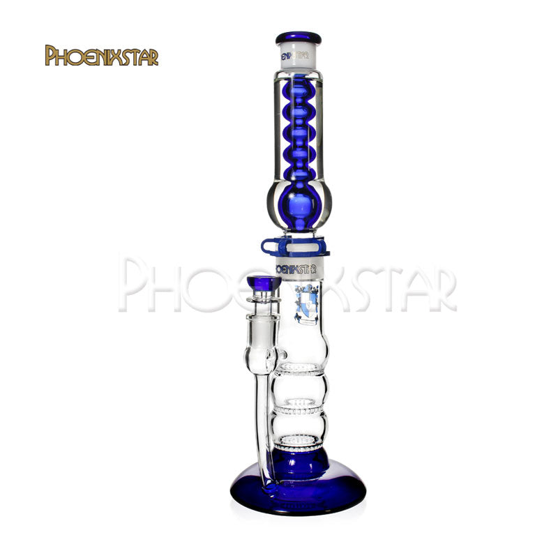 16" Phoenix Bong Freezable Coil Glycerin Water Pipe Freeze Bong Freeze Bong