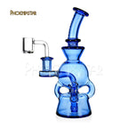 Bong Dab Rig Mini Bong  7" Recycler Bong