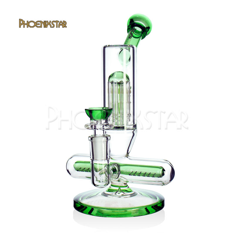 Bong Phoenix Star Bong Inline Perc 5mm Thick 8"