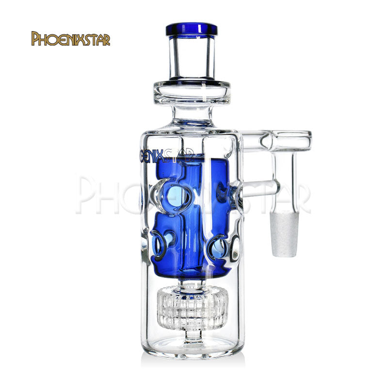 Ash Catcher 14mm 90 Degree Double Perc Phoenix Star Ash Catcher