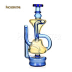 Puffco Peak Pro Recycler Attachment Glass 6" Silver Fumed
