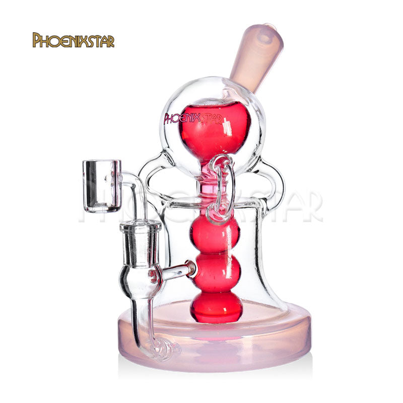 Freezable Bong Dab Rig Glycerin 8" Phoenix Star