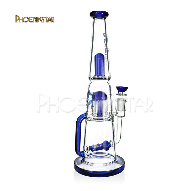 Recycler Bong 14" Volcano Phoenix Star