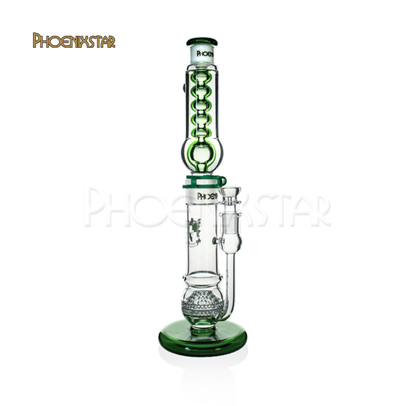 Freezable Bong Glycerin 16" Sphere Perc Phoenix Star