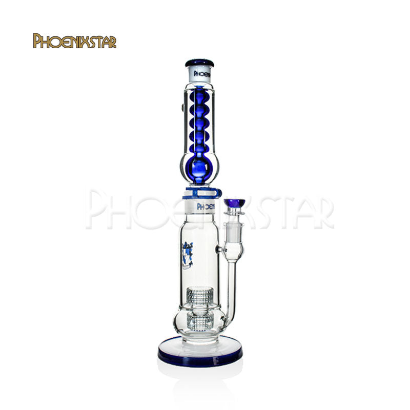 Freezable Bong Glycerin Condenser Coil Bong Phoenix 16"