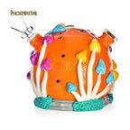 Monster Bong Mushroom Skull Dab Rig Bong - Phoenix Star Glow In Dark
