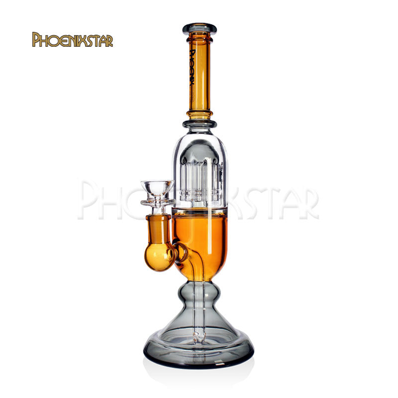 Phoenix Star Bong 11.5" 10 Arm Perc