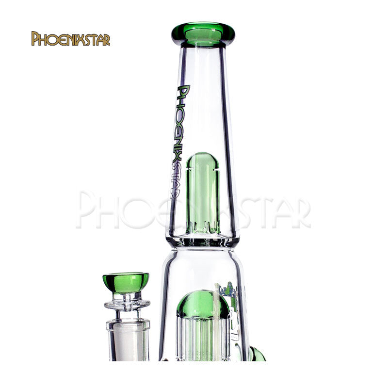 Recycler Bong 14" Volcano Phoenix Star