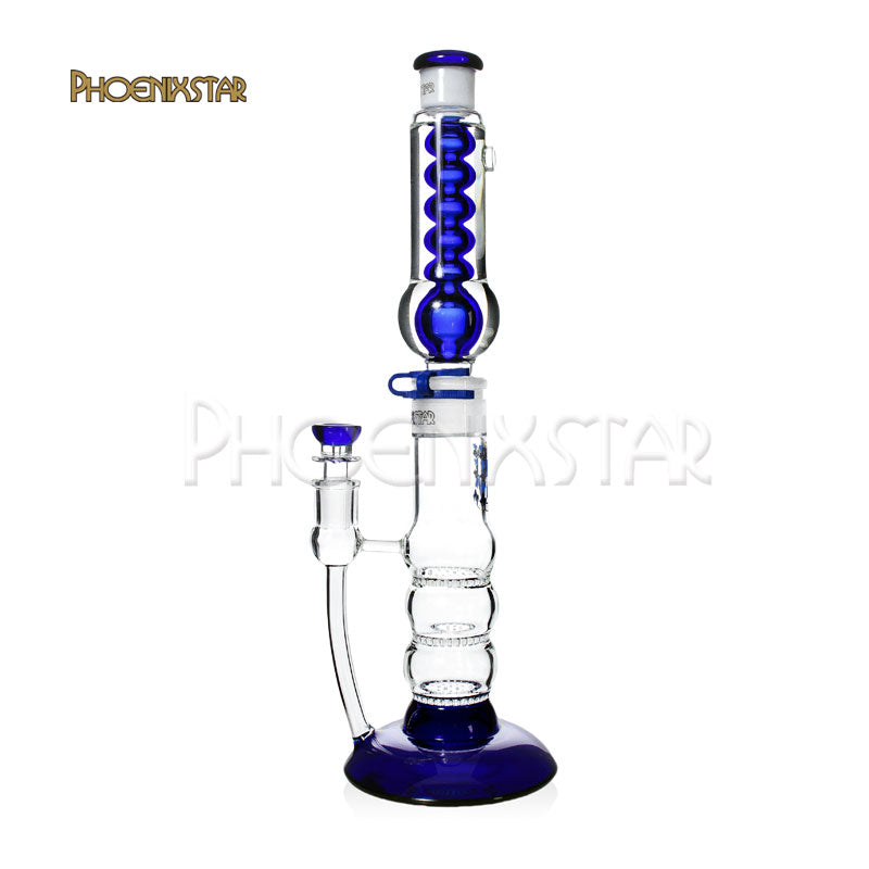 16" Phoenix Bong Freezable Coil Glycerin Water Pipe Freeze Bong Freeze Bong