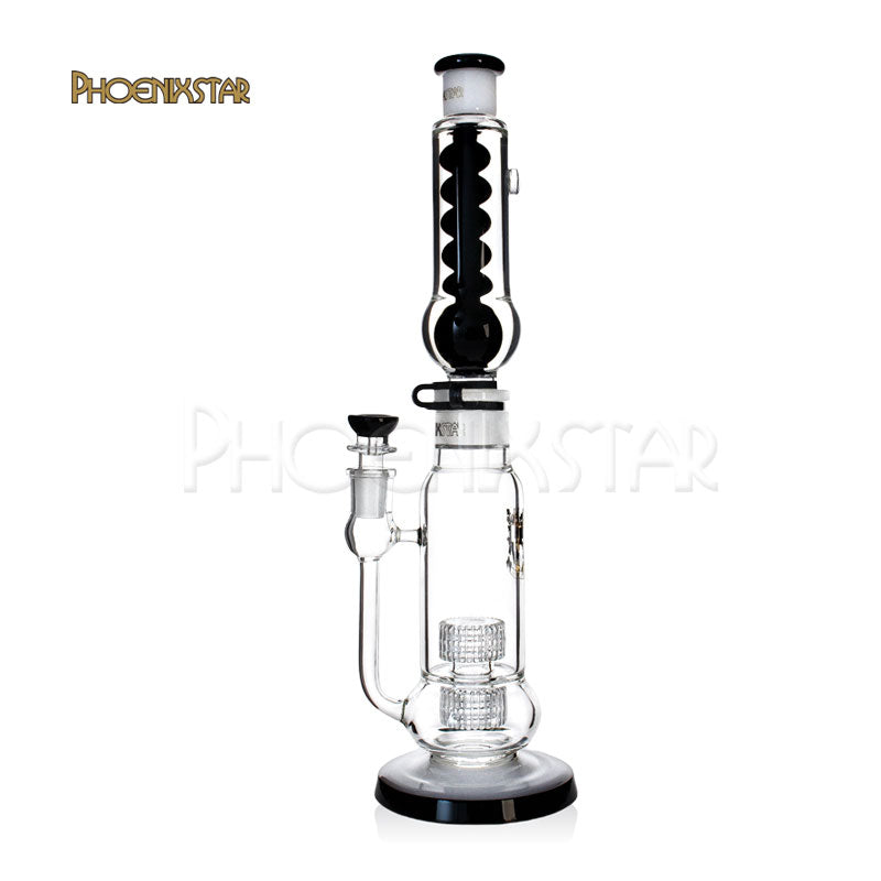 Freezable Bong Glycerin Condenser Coil Bong Phoenix 16"