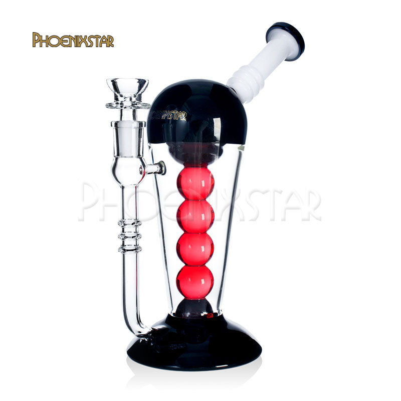 Freezable Bong Dab Rig Glycerin 10" Phoenix Star